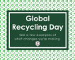 Celebrating Global Recycling Day at Claires Court