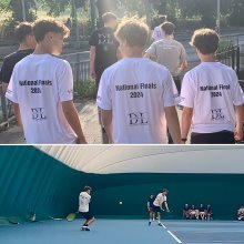 4th in the U18 UK National Tennis Finals 