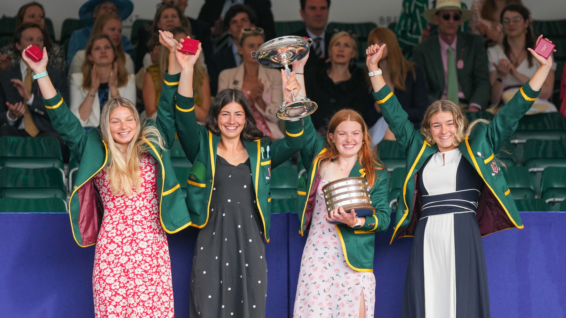 photo of girls rowing team