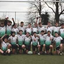 Claires Court 1st XV Rugby team win the U18 Berkshire Cup