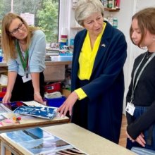 Theresa May Meets Our Ukrainian Students Theresa May Meets Our Ukrainian Students