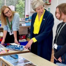 Theresa May Meets Our Ukrainian Students